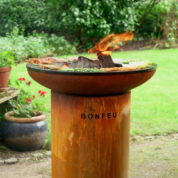 Bonfeu Bonbiza 8001R Corten plieno ugniakuras-grilis 