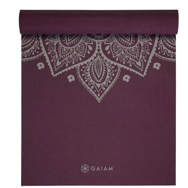 Gaiam Midnight Plum Sundial Flower jogos kilimėlis  5mm 65734 1
