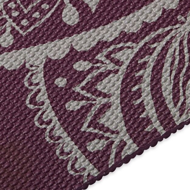 Gaiam Midnight Plum Sundial Flower jogos kilimėlis  5mm 65734 7