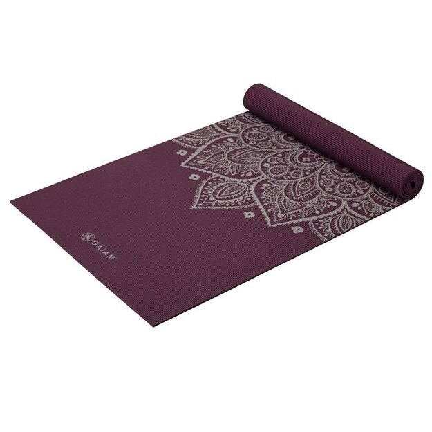 Gaiam Midnight Plum Sundial Flower jogos kilimėlis  5mm 65734 2