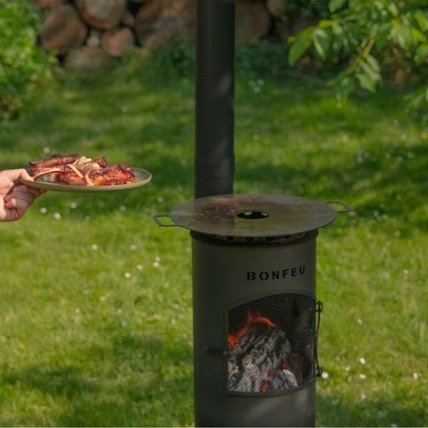 BONFEUBonGiano LP Black sodo židinys / lauko laužavietė
