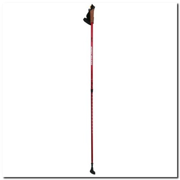Nils Extreme NW607 šiaurietiško ėjimo lazdos, 87–140 cm, raudonos