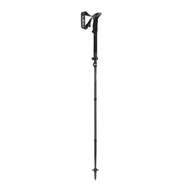 LEKI Sherpa FX trekingo lazdos, 120–140 cm, juodos