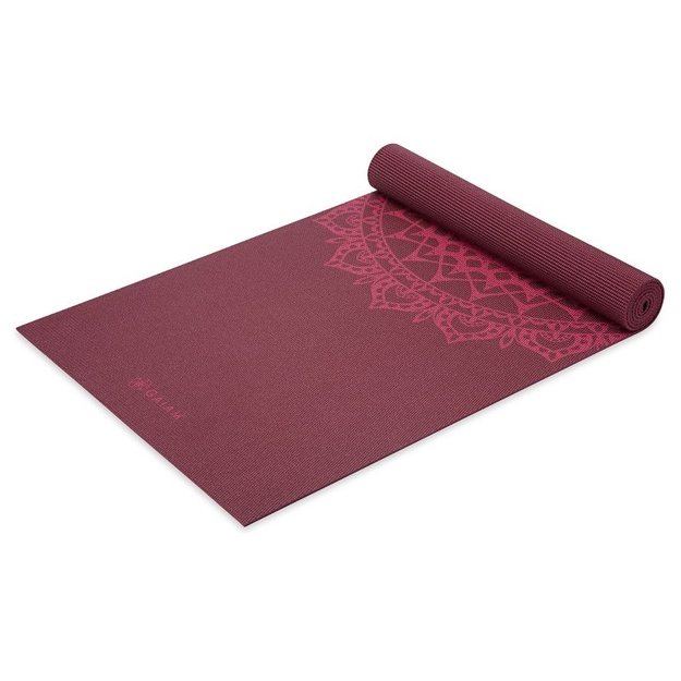 Gaiam Marrakesh jogos kilimėlis, 5 mm, vyšninis