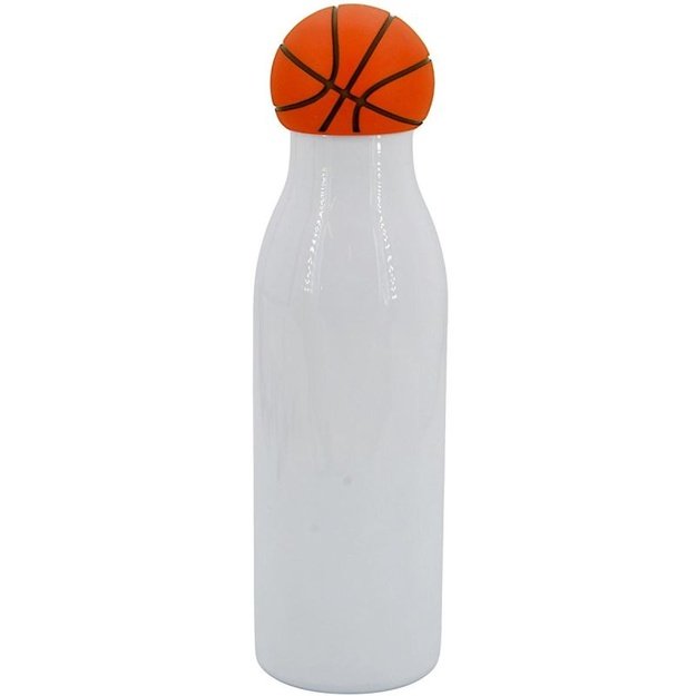Stamina termo gertuvė su krepšinio kamuolio kamšteliu, 550 ml, balta
