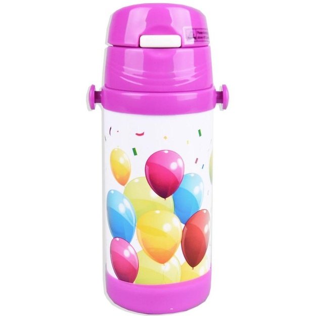 Maestro vaikiškas termosas su šiaudeliu, 350 ml