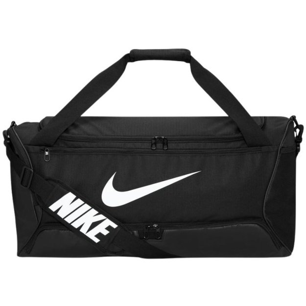 Nike Brasilia 9.5 M sportinis krepšys, 60 l, juodas