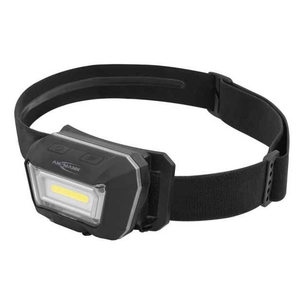 Ansmann HD280RS įkraunamas galvos žibintuvėlis, 280 lm, juodas