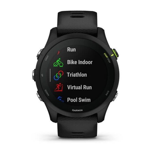 Garmin Forerunner 255 Music Black Sports laikrodis 1