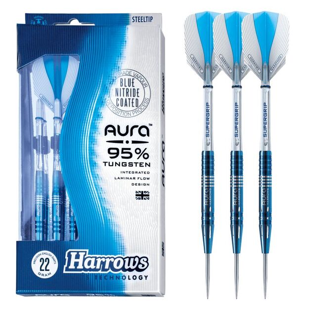 Harrows Aura 95% Steeltip – profesionalūs smiginiai 6