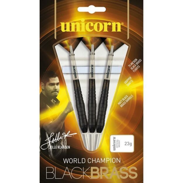 Unicorn Black Brass steeltip strėlytės 3