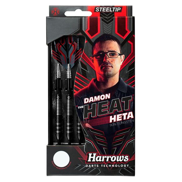 Harrows Damon Heta 90% steeltip smiginio strėlytės 1
