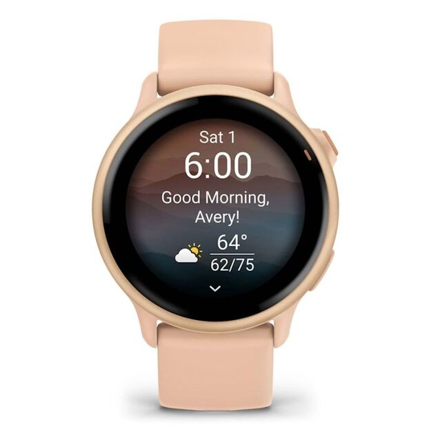 Garmin Vivoactive 6 Pink Dawn  išmanusis laikrodis 3