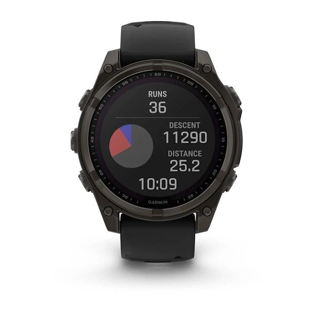 Garmin Fenix 8 Solar Sapphire Titanium sportinis GPS laikrodis  2