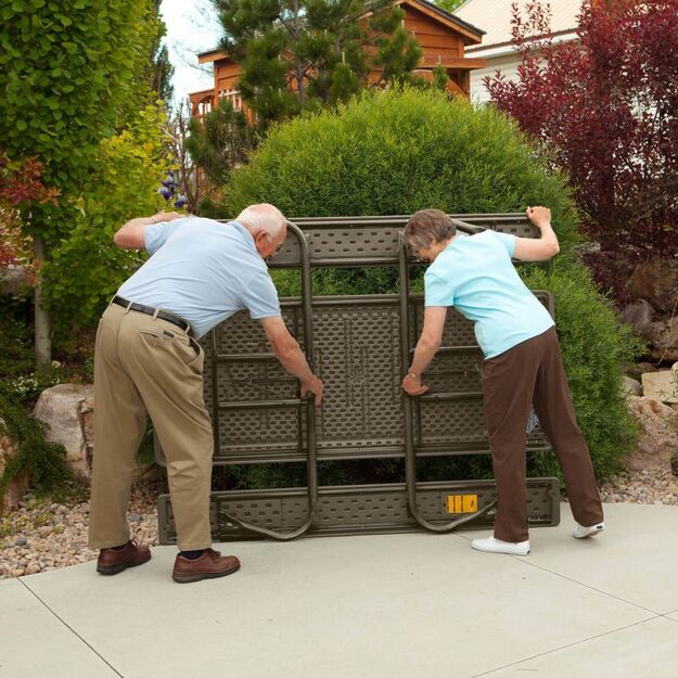 Sulankstomas pikniko stalas 183 cm su suolais 12