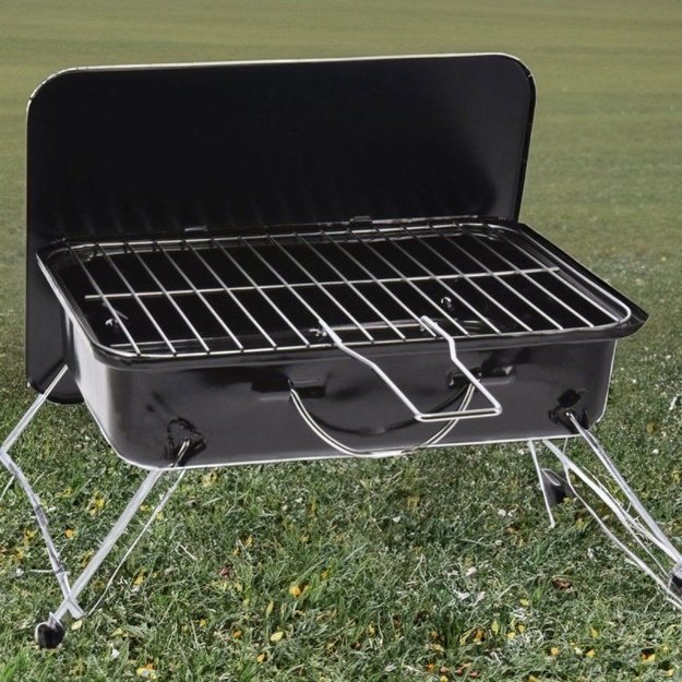 Turistinis grilis BBQ Line Ranger 35 x 25,5 cm juodas