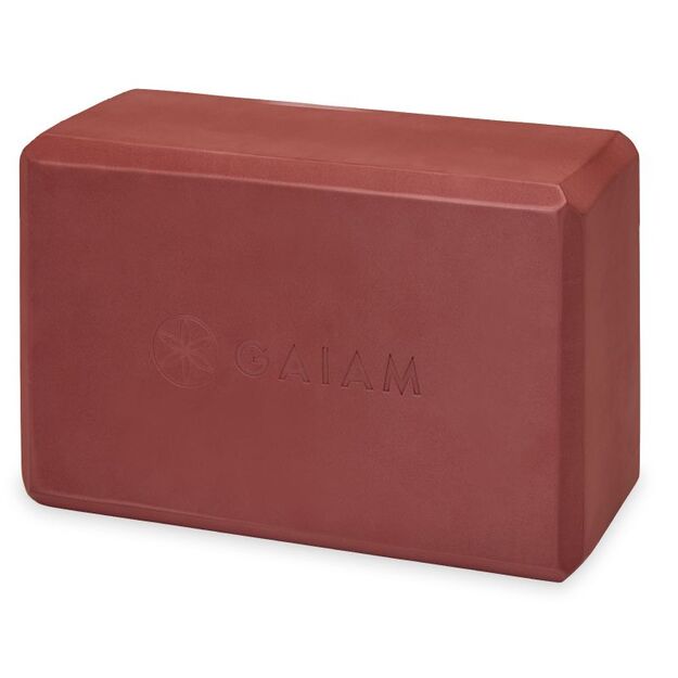 Gaiam Intense Rust Sundial Point 65748 yoga block 1
