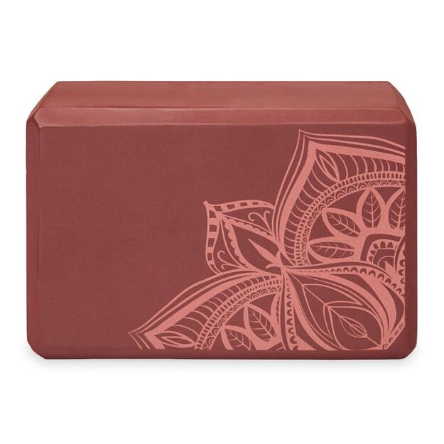 Gaiam Intense Rust Sundial Point 65748 yoga block 4