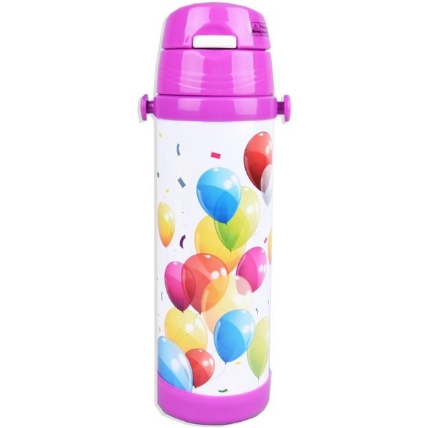 Maestro vaikiškas termosas su šiaudeliu, 500 ml