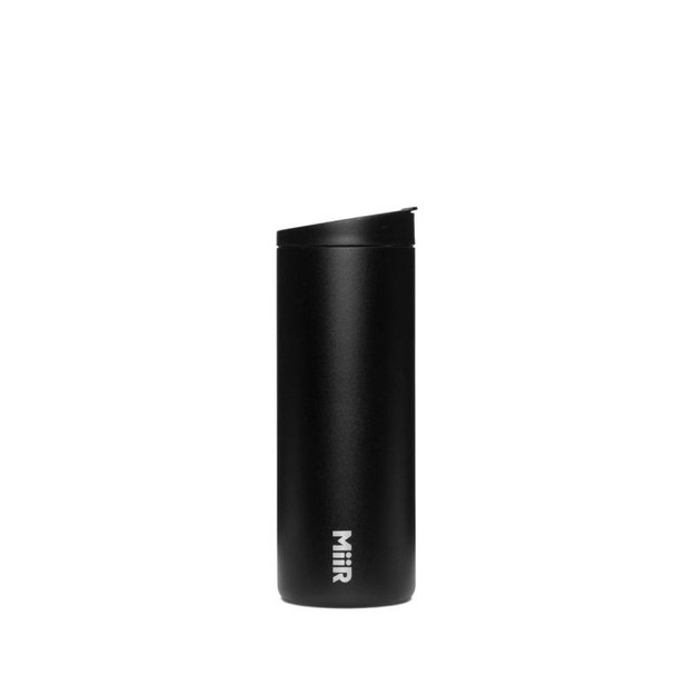 MiiR Flip Traveler termo puodelis, 470 ml, juodas