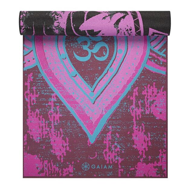 Double-sided jogos kilimėlis Gaiam &quot BE FREE&quot  6mm 62031 7