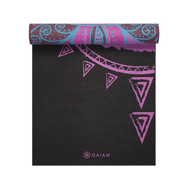 Double-sided jogos kilimėlis Gaiam &quot BE FREE&quot  6mm 62031 4