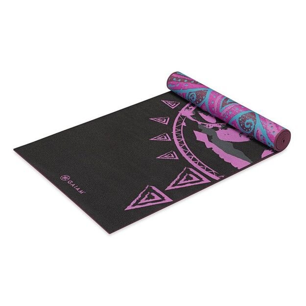Double-sided jogos kilimėlis Gaiam &quot BE FREE&quot  6mm 62031 6