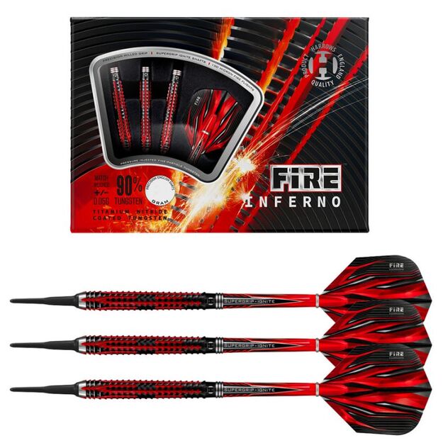 Harrows Fire Inferno 90% Softip – volframo smiginiai 4