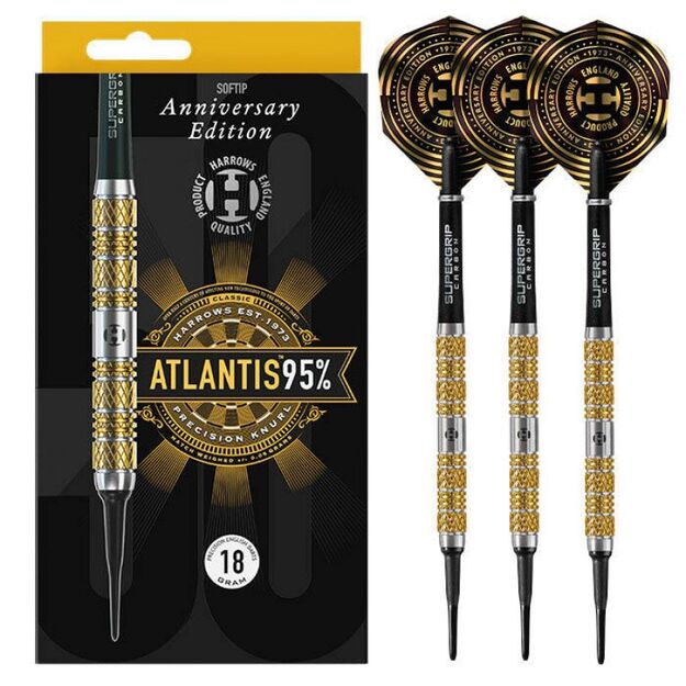 Harrows Atlantis 95% Anniversary softip strėlytės