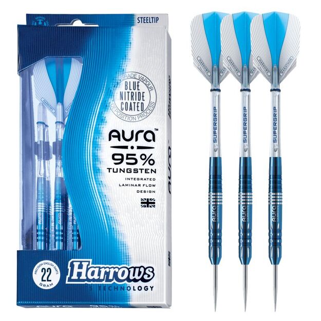 Harrows Aura 95% – volframo steeltip strėlytės 2