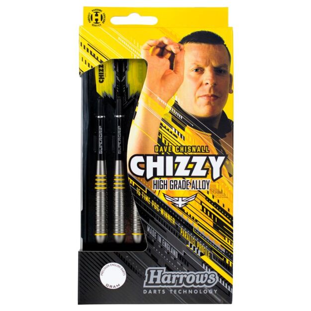 Harrows Chizzy Brass Steeltip – parallelus volframo stiliaus bronzinis korpusas