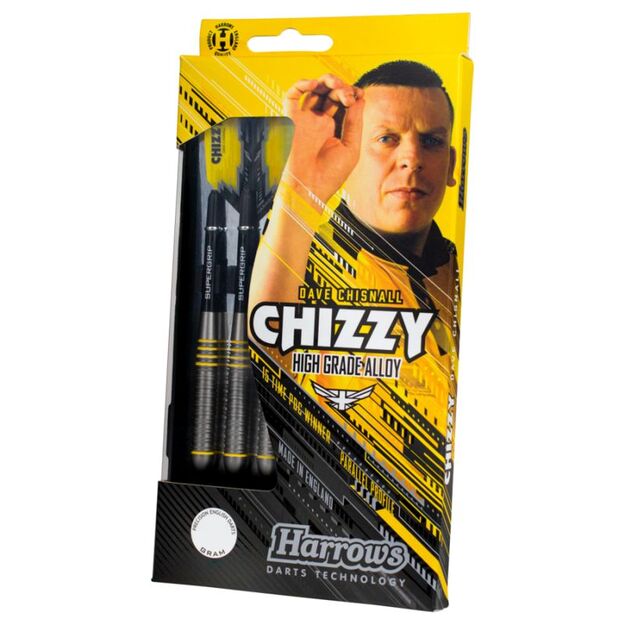 Harrows Chizzy Brass Steeltip – parallelus volframo stiliaus bronzinis korpusas 1