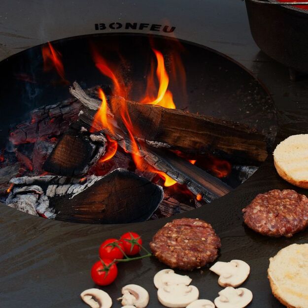 „BonFeu BonPlancha Ø100“ plieninė kepimo plokštė 4