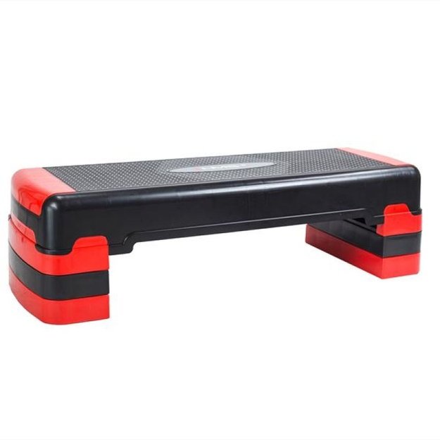 HMS AS005 aerobikos step platforma, juoda/raudona