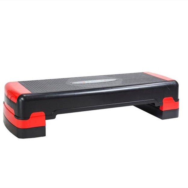 HMS AS005 aerobikos step platforma, juoda/raudona