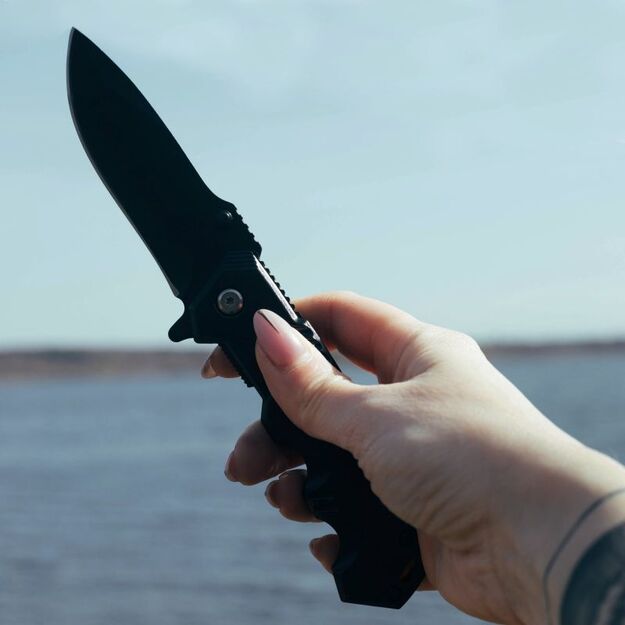 Sulankstomas turistinis peilis Offlander Tactical Survival  9